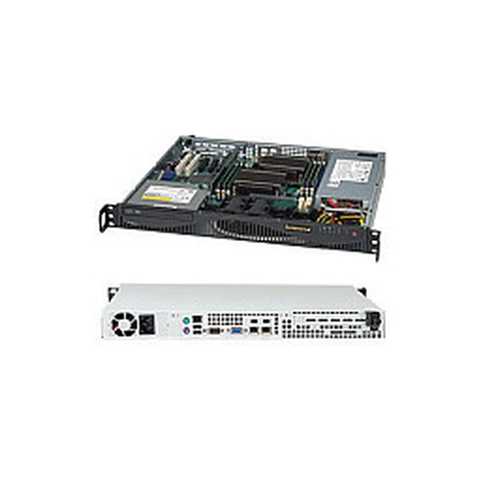 Αξεσουάρ για Καμπίνες Δικτύου Supermicro SC512 F-350B1 - ready for installation - 1U - ATX