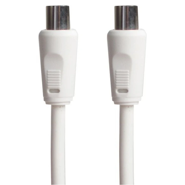 Καλώδιο Κεραίας Goobay αρσενικό σε θηλυκό 11510, <70dB, CCS, 1.5m, λευκό