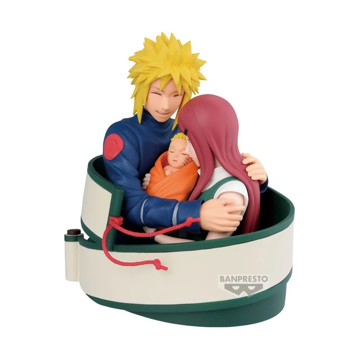 Banpresto Naruto 72 Series - Minato & Naruto & Kushina Φιγούρα 13 εκ. (71473)