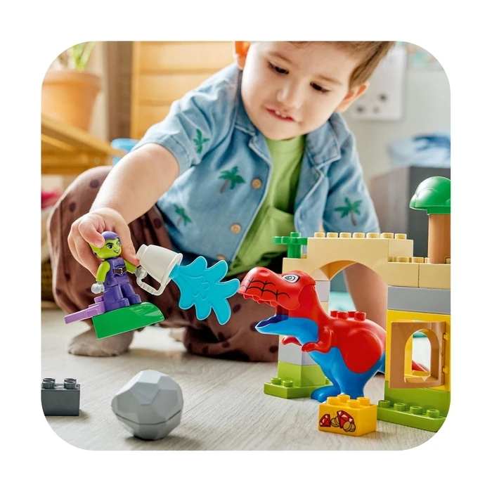 LEGO DUPLO Marvel Spidey and His Amazing Friends Dinosaur Spidey Rex vs Green Goblin
