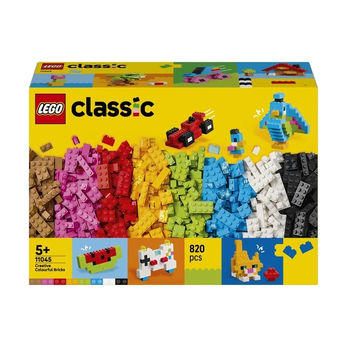 LEGO Classic Creative Colored Bricks (11045) - 820 pcs, Ages 5+