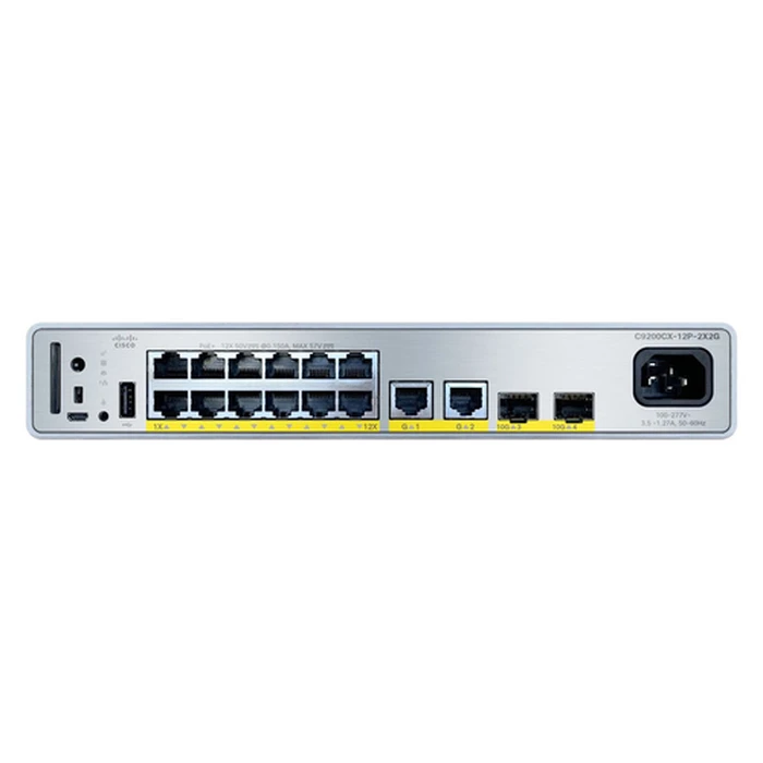 Cisco Default Catalyst 9000 Compact Switch 12 Port PoE Plus 240W HVDC ESS