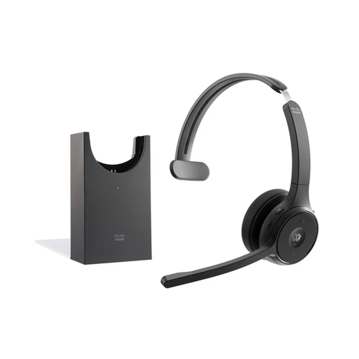 Cisco Ακουστικά HEADSET 721 WIRELESS SINGLE STAND CARBON BLACK USBA B