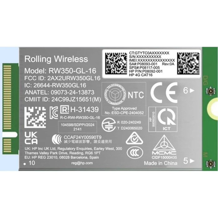 HP 4G LTE AP CAT 16 WWAN