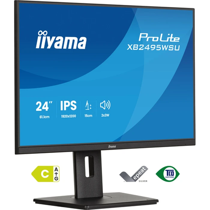 IIYAMA CONSIGNMENT Οθόνη Υπολογιστή 24.1 inches ULTRA THIN IPS PANEL 1920X1200 4MS 350CD/M 1500:1 1XH