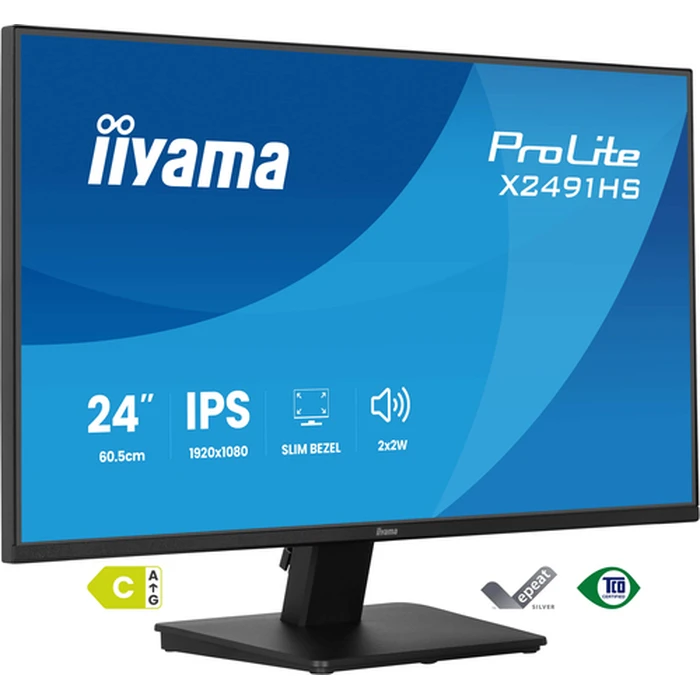 IIYAMA Οθόνη Υπολογιστή 23.8in Ultra Thin IPS Panel 1920x1080 120Hz 1ms