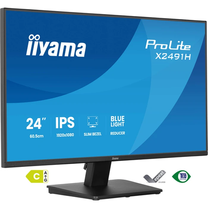 IIYAMA Οθόνη Υπολογιστή Ultra Thin IPS Panel 23.8 1920x1080 120Hz 1ms 350cd m