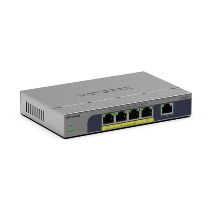 NETGEAR ROUTER 5 PORT 1GB UNMANAGED POE SWITCH GS105P