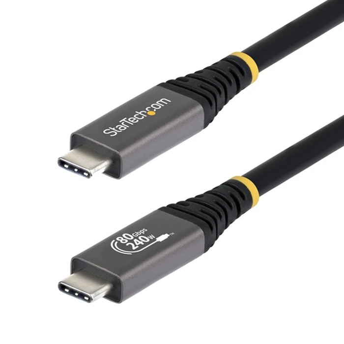 StarTech Καλώδιο USB4 USB C 80Gbps Certified 8K120 DP2.1 240W 1m