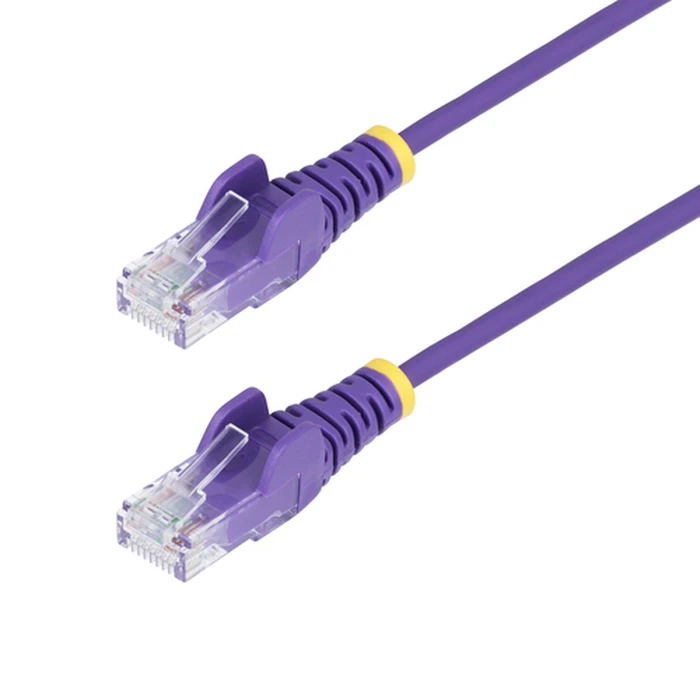 Network Cable StarTech CAT6 Slim Snagless RJ45 UTP Patch Cable 25 cm Purple