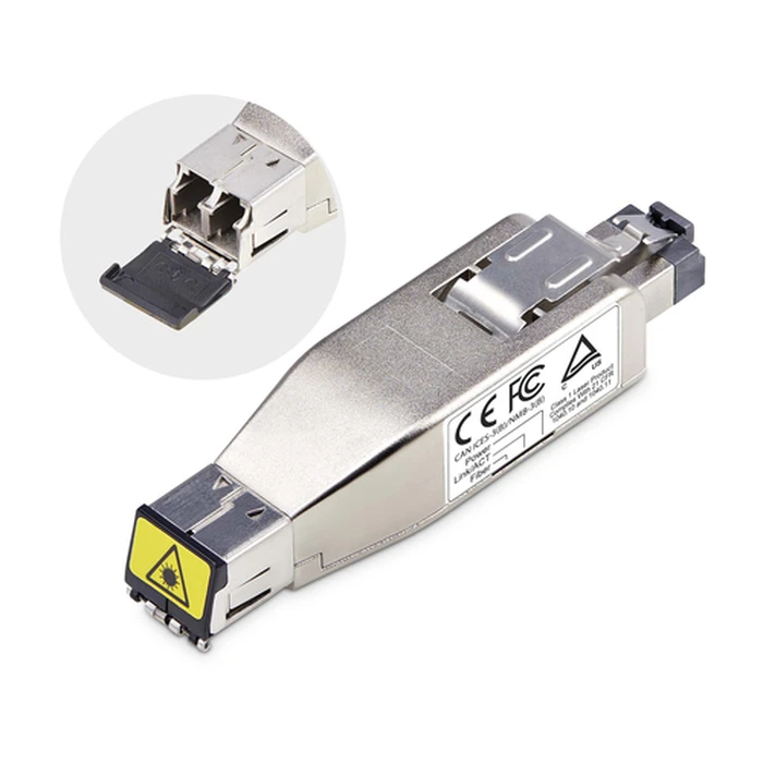 Default StarTech Fiber to RJ45 Media Converter PoE Media Converter Dongle SMF M