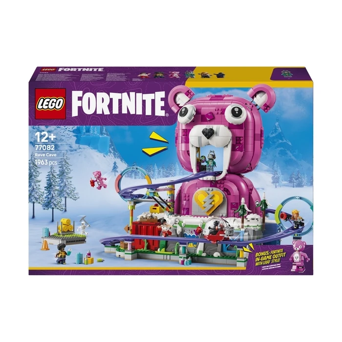 LEGO Fortnite Rave Cave (Party Cave) – LEGO Fortnite Set 77082, 1,963 pieces