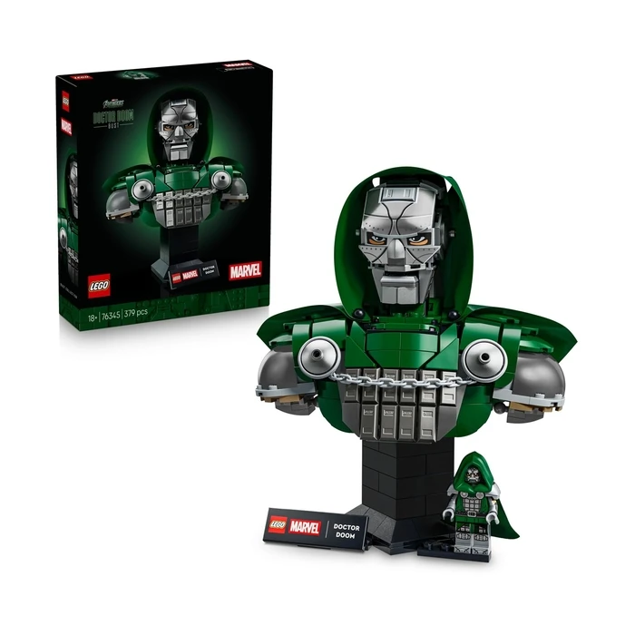 LEGO Marvel Doctor Doom Bust (76345) – 18+, 379 pieces