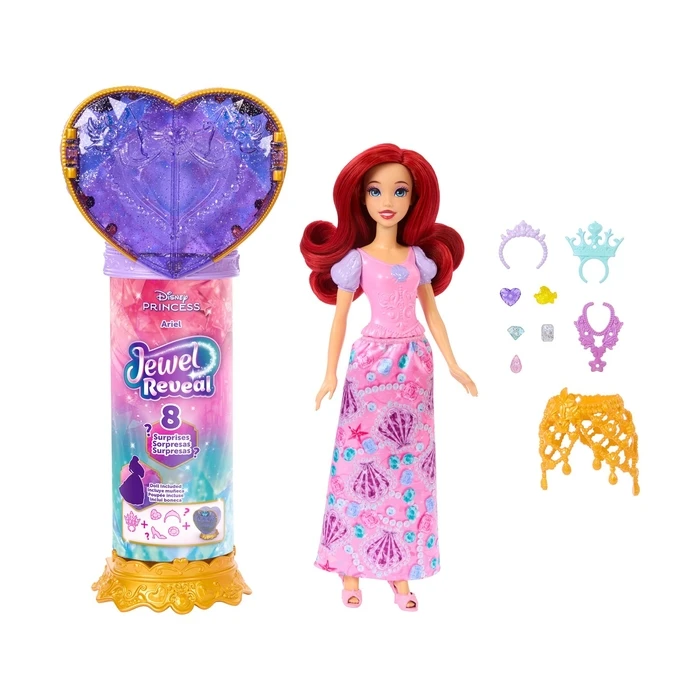 Mattel Disney Princess Jewel Reveal Ariel Doll