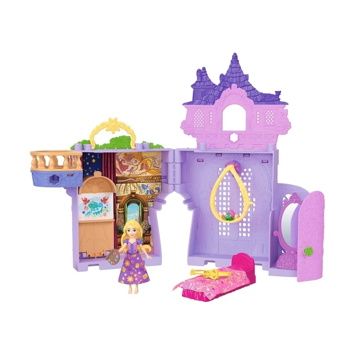 Mattel Disney Princess Storytime Stackers Κουκλόσπιτο Rapunzel Mini Doll Playset