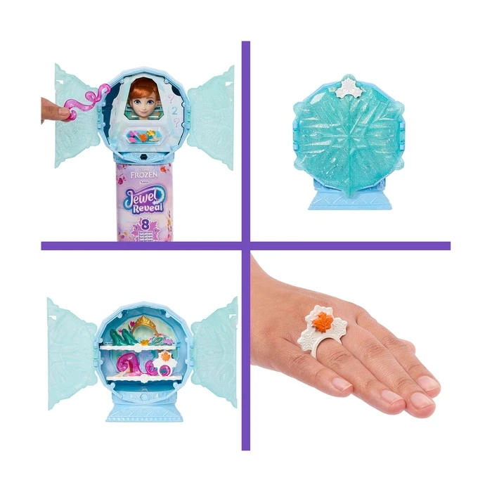 Mattel Κούκλα Disney Frozen Jewel Reveal Anna με Κουτί Κοσμημάτων