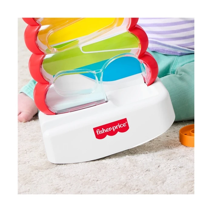 Fisher‑Price Drop‑Through Pyramid Rock‑A‑Stack Toy – 9+ Months (JLB81)
