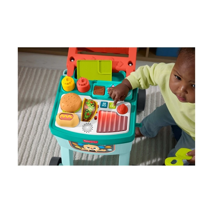 Mattel Fisher Price Educational Series Περπατούρα 4 σε 1 Καροτσάκι Αγορών