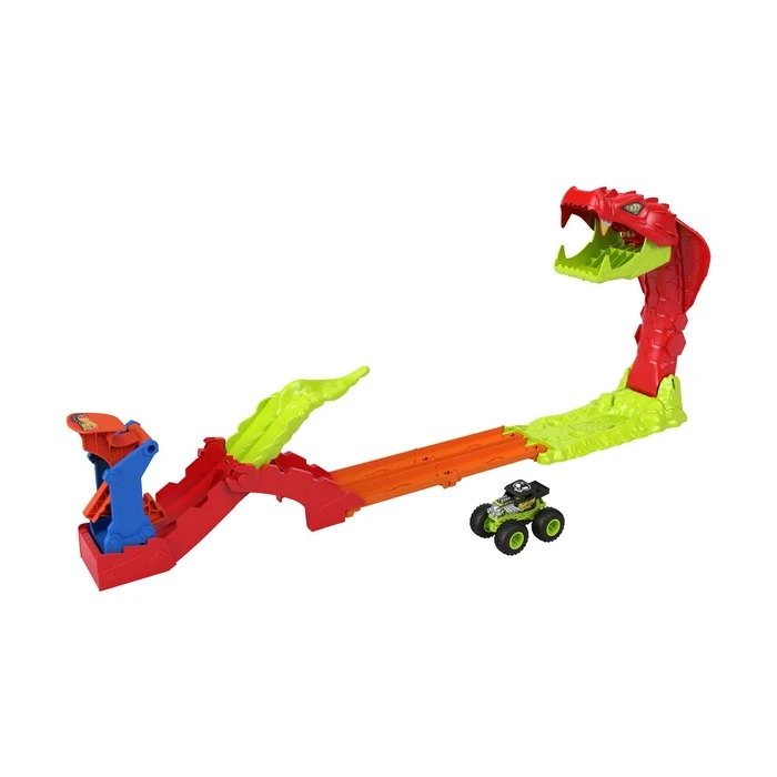 Hot Wheels Monster Trucks Mattel Snake Slam Takedown Playset
