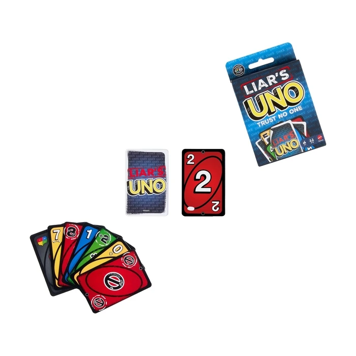 Uno Liar's Edition Board Game for 2-6 Players, Ages 7+ — Mattel (JLH43)