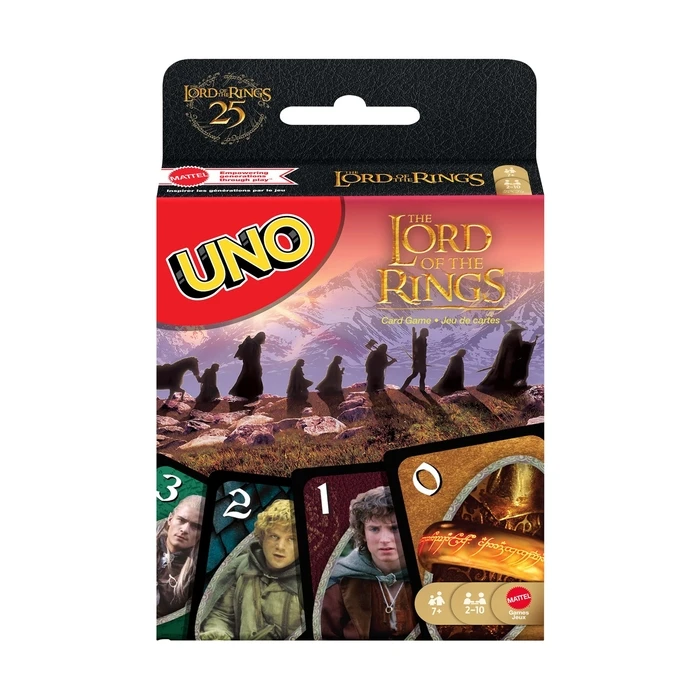Επιτραπέζιο Παιχνίδι UNO: Lord of the Rings για 2-10 Παίκτες 7+ Ετών (EN) Mattel