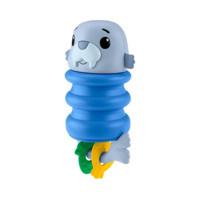 Fisher Price Squishseas Silicone Walrus Rattle