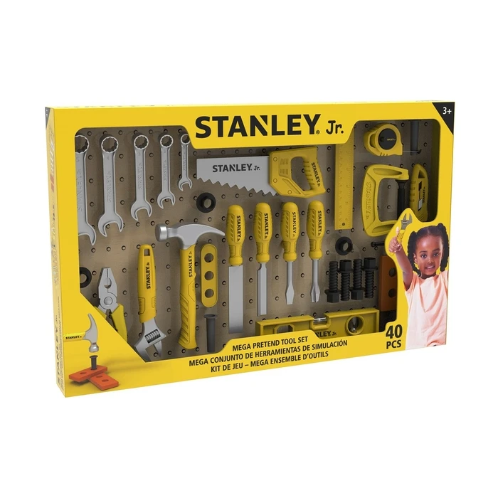Mega Pretend Play Hand Tool Set - Red Toolbox (Stanley Jr.)