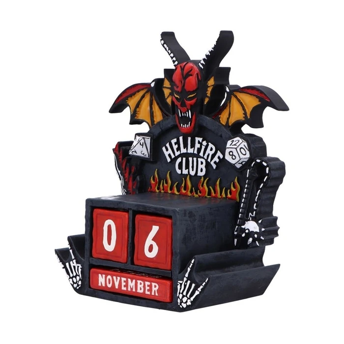 Nemesis Now Stranger Things Hellfire Club Perpetual Calendar B7350c25