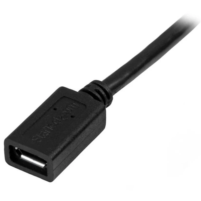 Καλώδιο Micro USB Startech USBUBEXT50CM Μαύρο 0.5mm