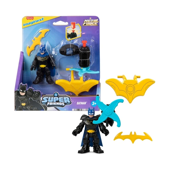 Mattel Fisher Price Imaginext DC Batman Super Friends Metal Force Figure
