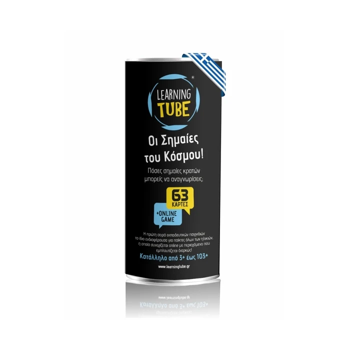 K-Toyz Επιτραπέζιο Παιχνίδι Learning Tubes Οι Σημαίες του Κόσμου LT-001