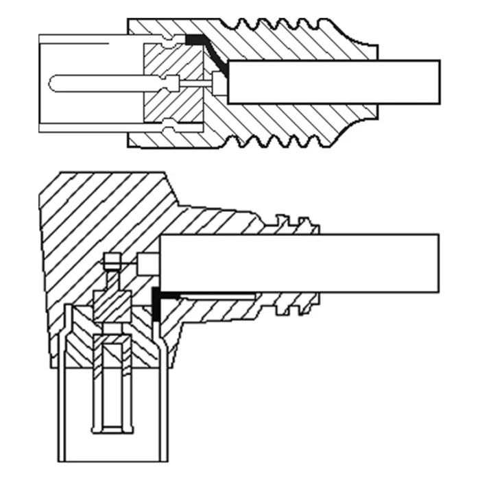 Καλώδιο Κεραίας Goobay αρσενικό σε θηλυκό 11714, γωνιακό, 5m, λευκό