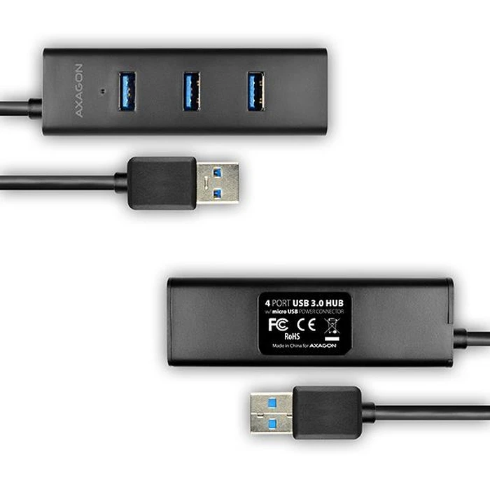 USB Hub Axagon I/O Usb3.0 4Port Charging/0.3M Hue-S2B