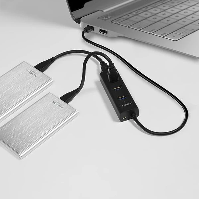 USB Hub Axagon I/O Usb3.0 4Port Charging/0.3M Hue-S2B