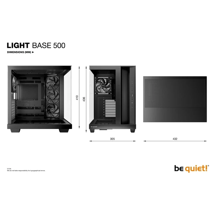 Κουτί Η/Υ Be quiet Atx/Micro Atx/Mini-Itx / Black / Midi Tower / Bgw83