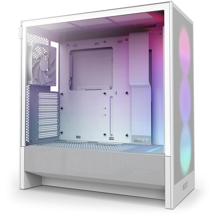 Κουτί Η/Υ Nzxt H5 Flow Rgb 2024 / Midi / Transparent / Atx / E White / Cc-H52Fw-R1