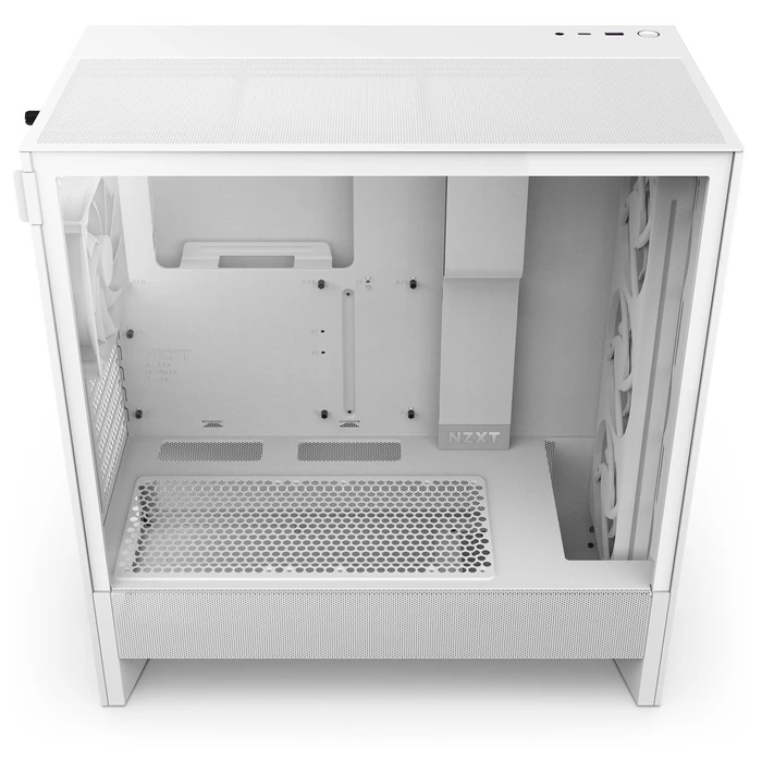 Κουτί Η/Υ Nzxt H5 Flow Rgb 2024 / Midi / Transparent / Atx / E White / Cc-H52Fw-R1
