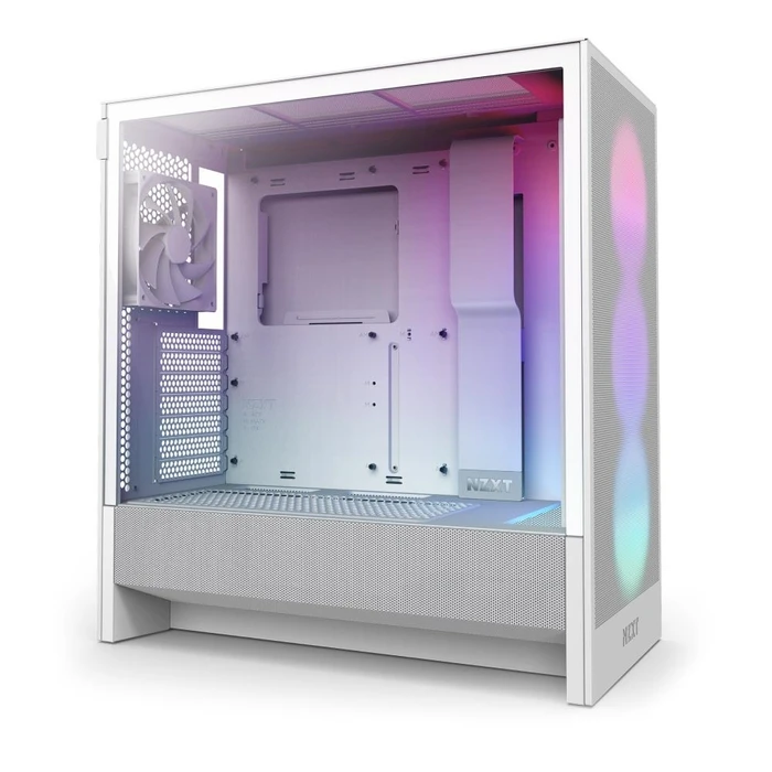 Κουτί Η/Υ Nzxt H5 Flow Rgb 2024 / Midi / Transparent / Atx / E White / Cc-H52Fw-R1