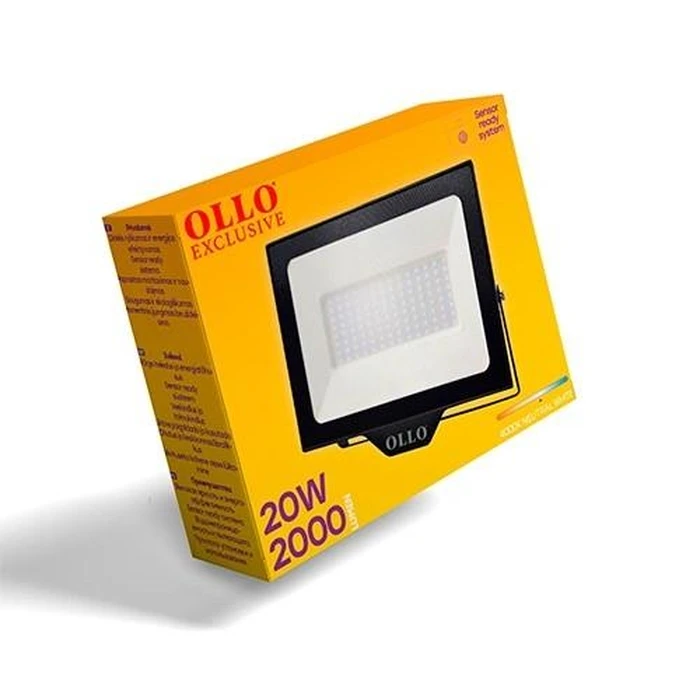Προβολέας Ollo 20W / 2000 Lumen / 4000 K / Ac220-240V / Angle 110 / Vs121C-20W-40K