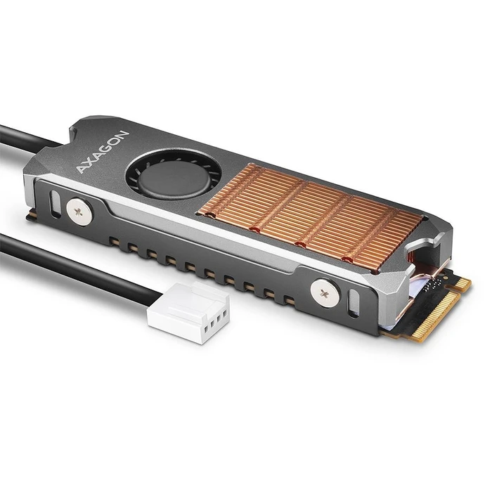 Αξεσουάρ Ψύξης SSD Axagon M.2 Copper Fan/Clr-M2Fan