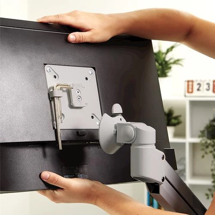 Βάση Monitor Fellowes Arm Tallo Modular/2Ms Silver 8614001