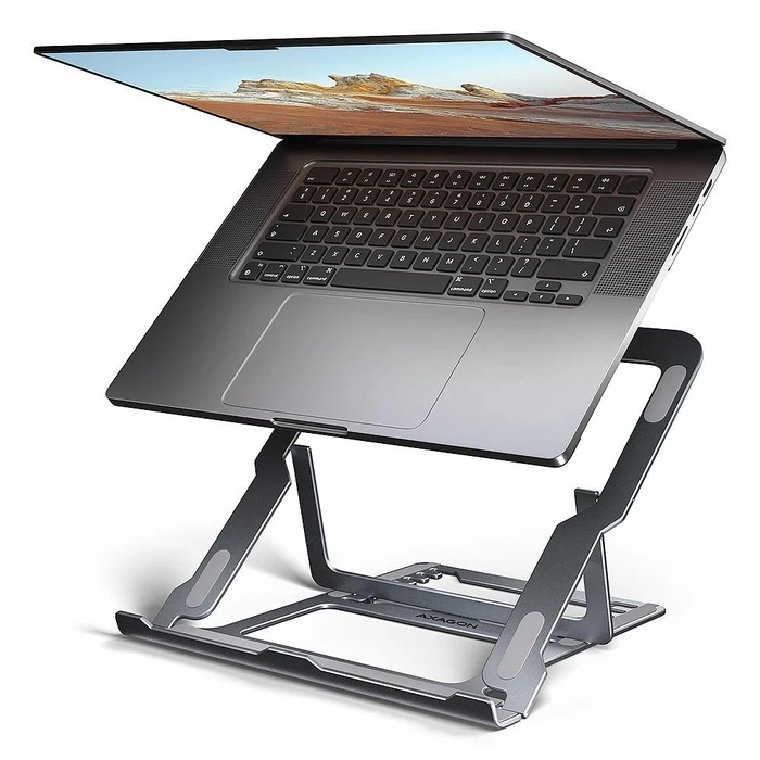 Βάση Laptop Axagon 10"-17.3" Aluminum Grey Stnd-Lag
