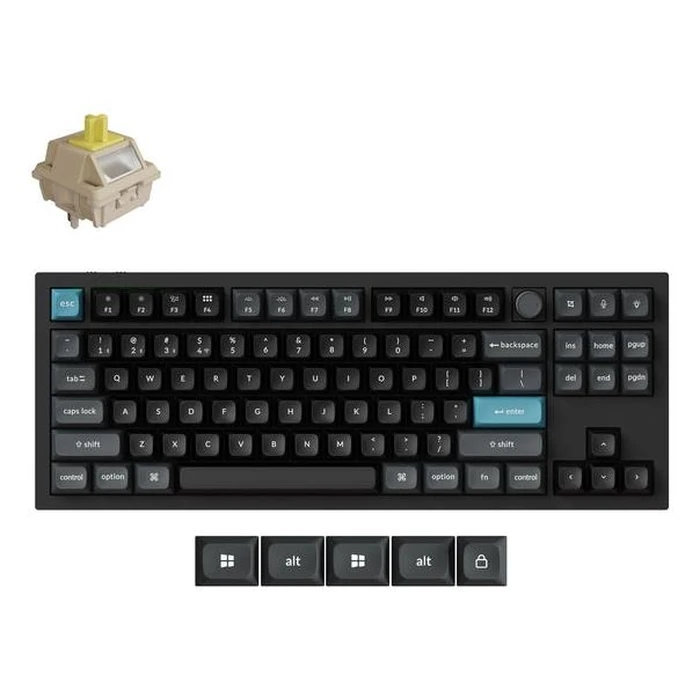 Gaming Πληκτρολόγιο Keychron Wrl Q3 Ultra Black Q3U-M4
