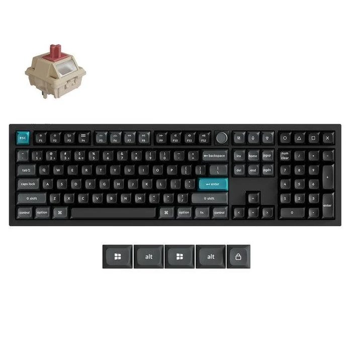 Gaming Πληκτρολόγιο Keychron Wrl Q6 Ultra Black Q6U-M1