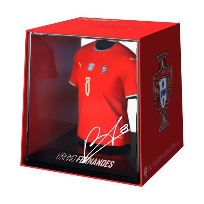 Myjersey Portugal Bruno Fernandes Home 2025 Collectible Figure (FanCollex) - 03MY00038