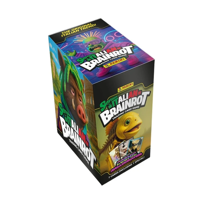 PANINI Εμπορικές Κάρτες Panini Italian Brainrot 2 Beta Series Cosmic Hallucination Display of 24 Packs 7 cards per Pack