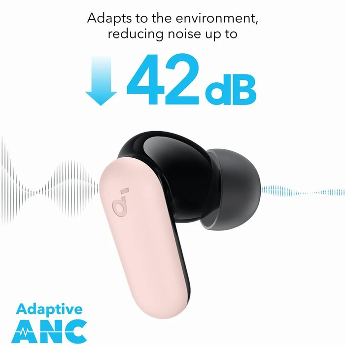 Bluetooth Handsfree Anker Soundcore P30i true wireless in-ear buds pink