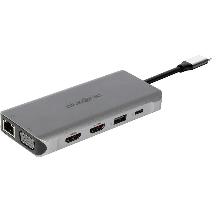 Docking Station Plusonic USB-C Adapter 8in1