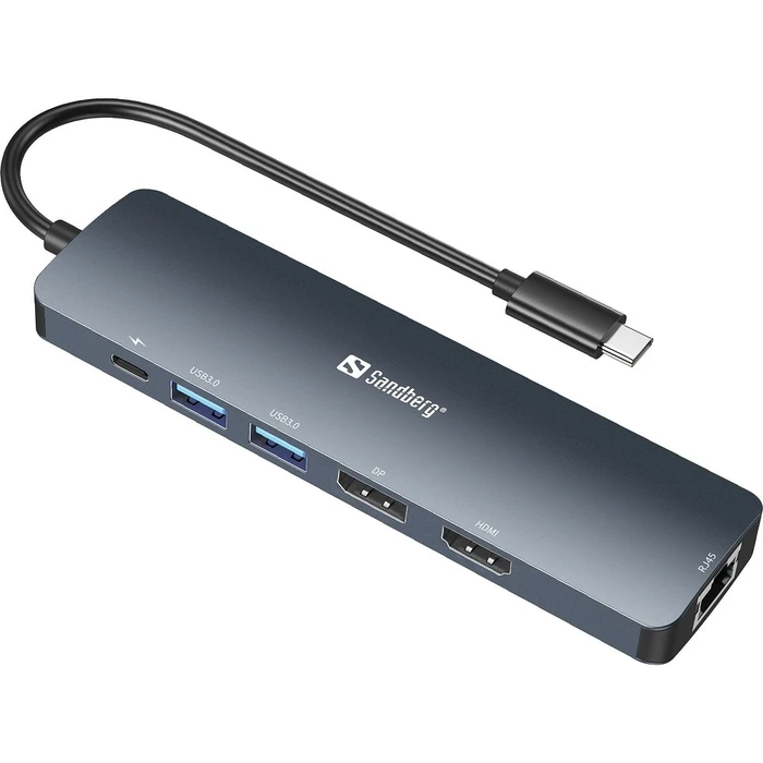 Docking Station Sandberg 136-43 USB-C 6-in-1 PD 100W 8K DisplayDock
