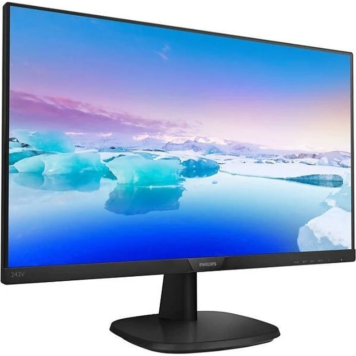 Monitor 24" Philips (1920x1080) V-Line 243V7QJABF 16:9 4ms VGA HDMI DisplayPort Full HD Black